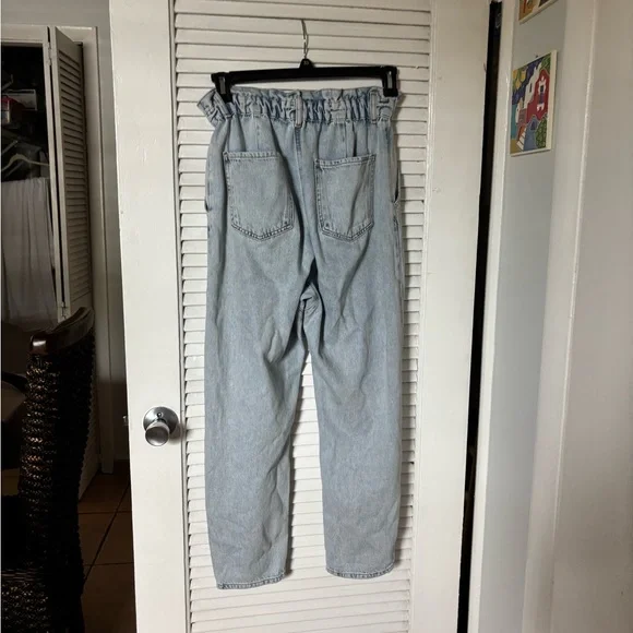 Zara Sky Blue High-Rise Women's Jeans - Picture 3 of 3